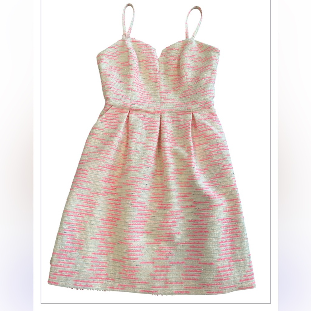 Moulinette Soeurs Pink and White Mini Dress - Picture 7 of 16